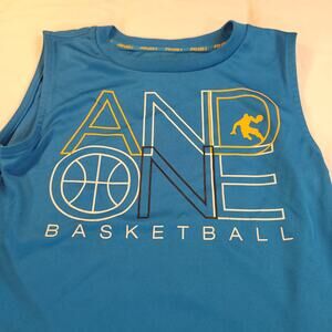 And One Basketball Casual Graphic Sleeveless T-Shirt Youth Boys Size 3T Blue